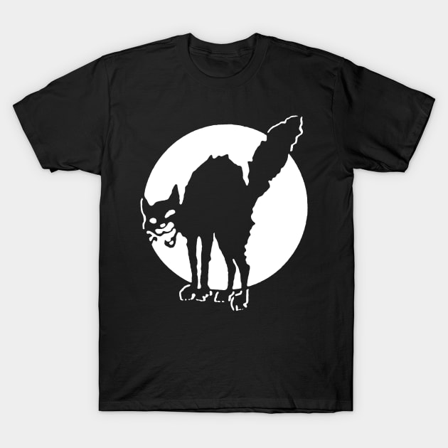 Class War Sabotage Cat T-Shirt by ChatNoir01